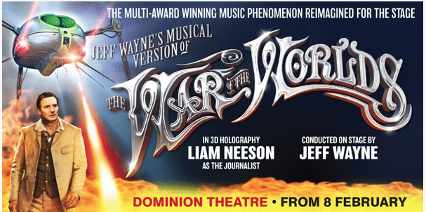 The War of the Worlds heads to the Dominion for its West End début
